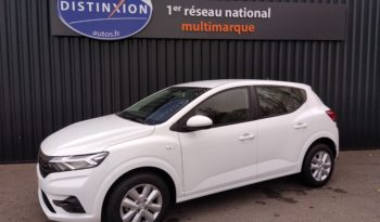 DACIA SANDERO 1.0 TCE 90Ch CVT CONFORT Plein