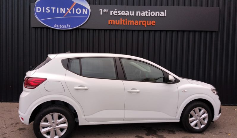 DACIA SANDERO 1.0 TCE 90Ch CVT CONFORT Plein
